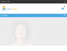 Tablet Screenshot of carelamps.com